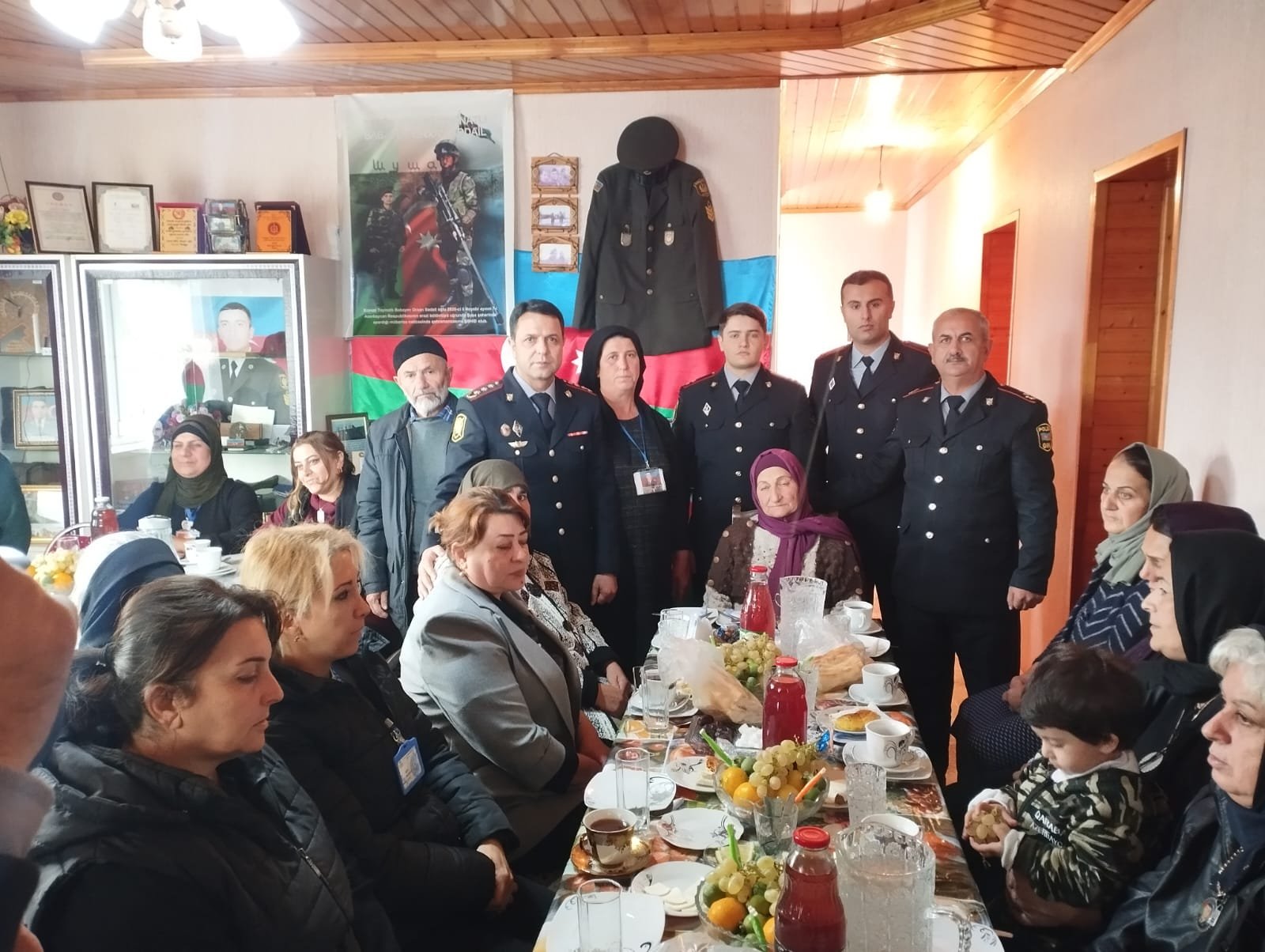 Astara polisi şəhid ailəsini ziyarət etdi - FOTO