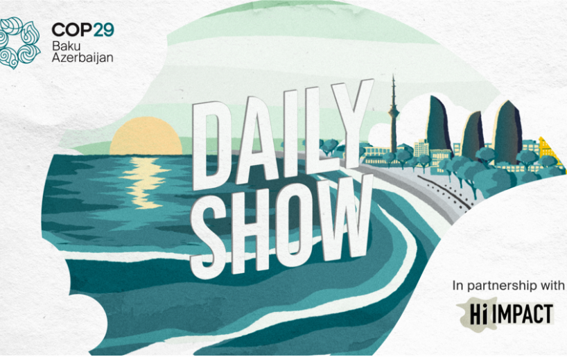 COP29 “Daily Show” televiziya proqramına start verir